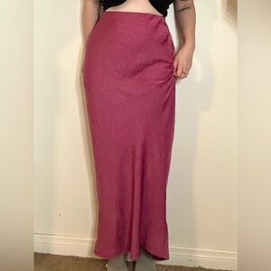 Urban Outfitters long dusty rose maxi skirt